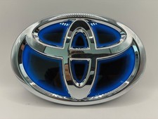 Genuine Oem Front Grille Emblem Logo Bluesilver Toyota Prius Hybrid 75310-47010