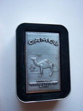 Zippo Camel Brushed Chrome Lighter with Raised Pewter Camel Emblem — listing 4