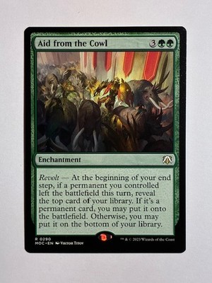 Aid from the Cowl 290 Commander: March of the Machine Magic: The Gathering NM