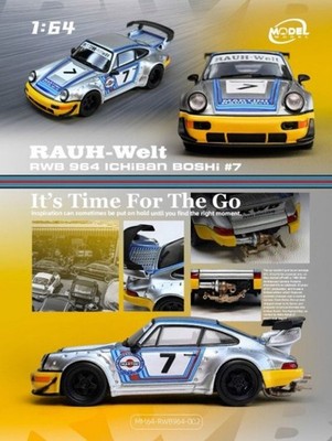 PORSCHE 911 - RWB964 - Ichiban Boshi #7  - MARTINI - Modelmodel 1:64
