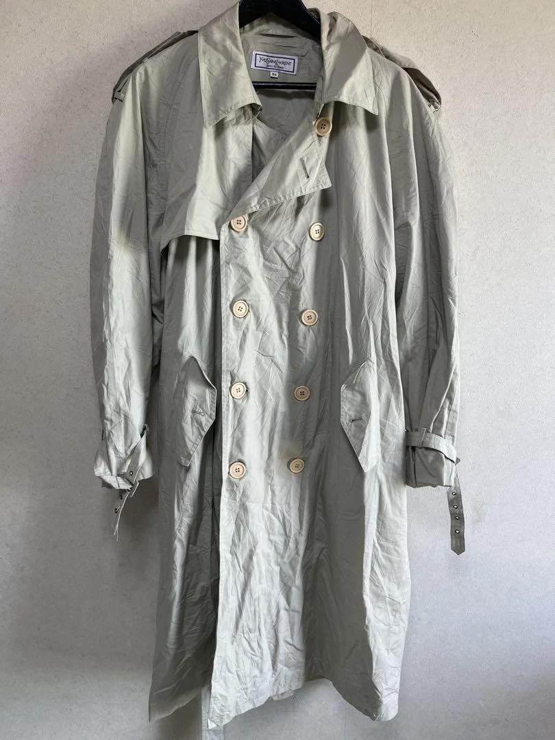 SAINT LAURENT (YSL) Trench coat Yves Saint Laurent Euro anni 90 moda abbigliamento vintage