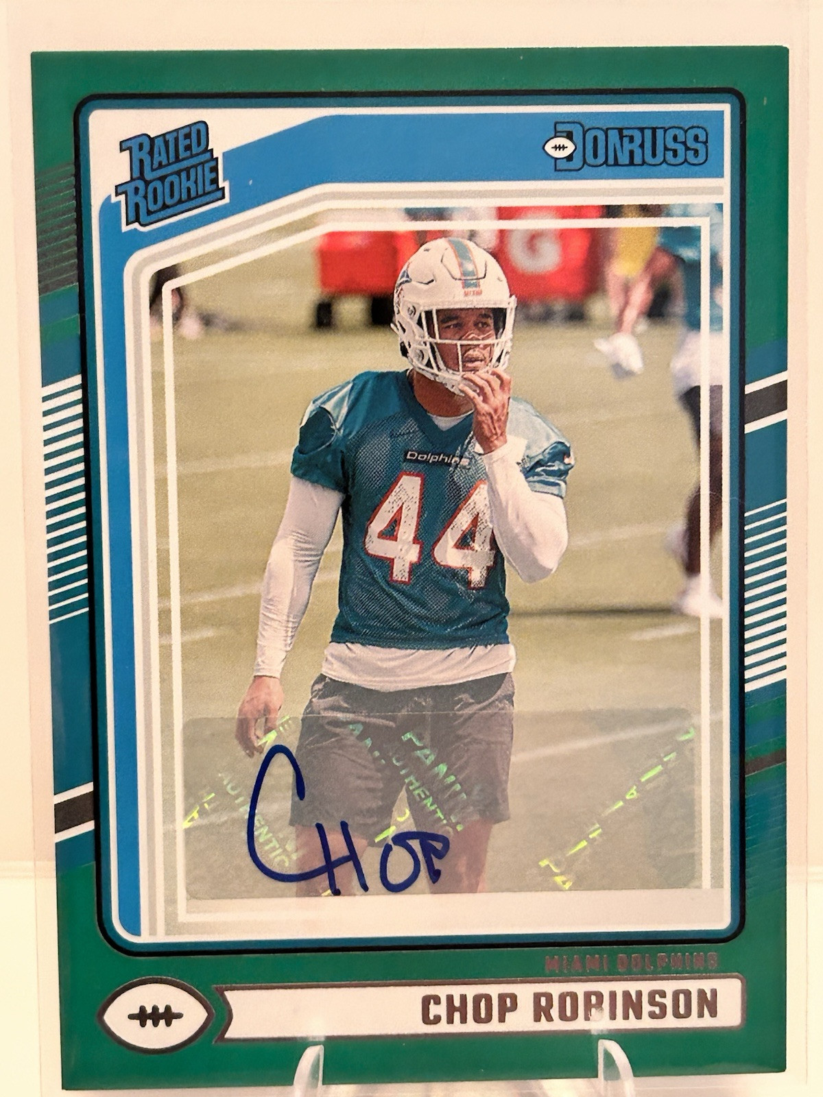 🔥🔥 2024 Donruss Chop Robinson Rated Rookie Green Press Proof #351 Autograph