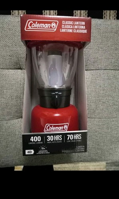 #ad New Coleman Classic LED Lantern Red Battery Operated $55.00