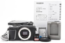 Shutter Count 4,970 Olympus PEN E-PL10 Body Black From Japan Mint e21005