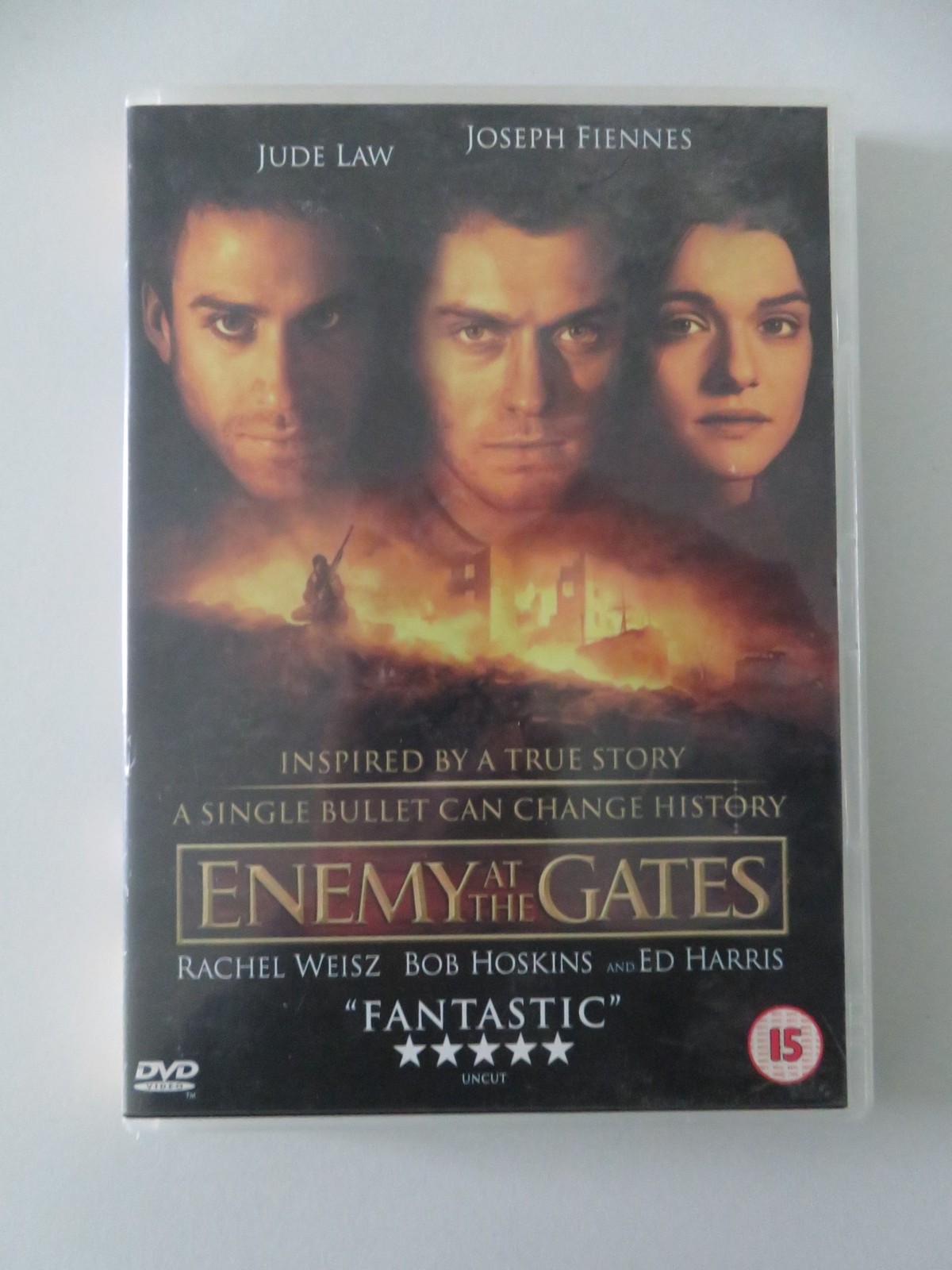 ENEMY AT THE GATES - B (DVD) JUDE LAW JOSEPH FIENNES RACHEL WEISZ 2001 REGION 2