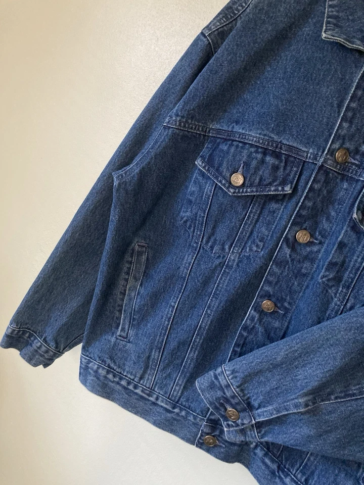 Chaqueta Jean Walt Disney World M 2001 Mickey Mouse Denim Bordada De Colección y2k Foto 4 de 4