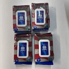 GSD Good Hygiene Defense Family Size All Surface w Aloe Vera 4 PK X 80 Wet Wipes