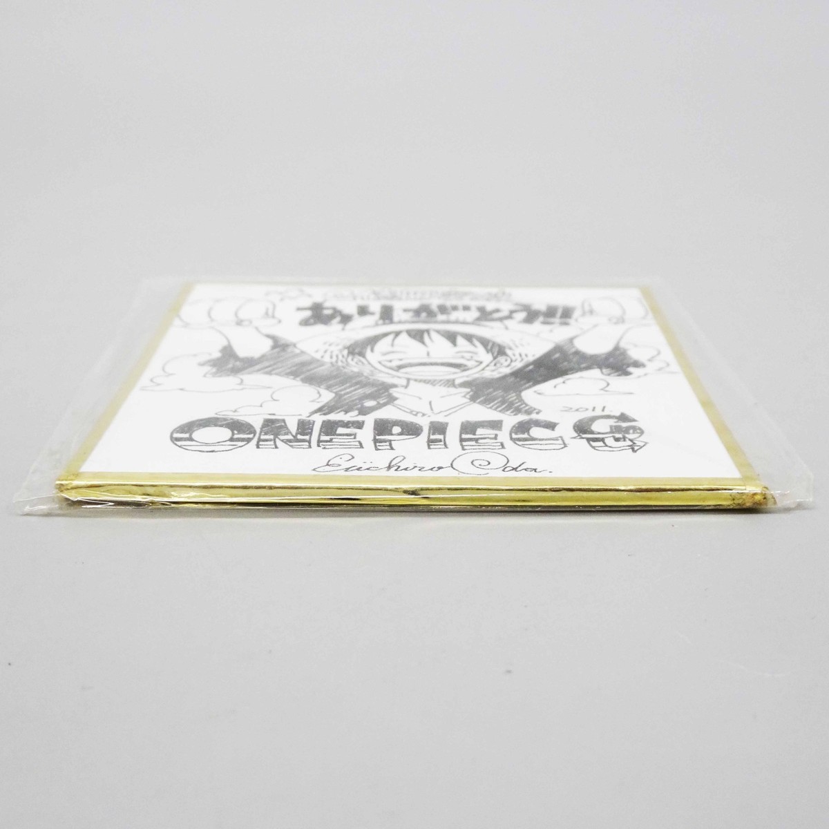 ONE PIECE Eiichiro Oda Autograph Limited 1500 mini Shikishi