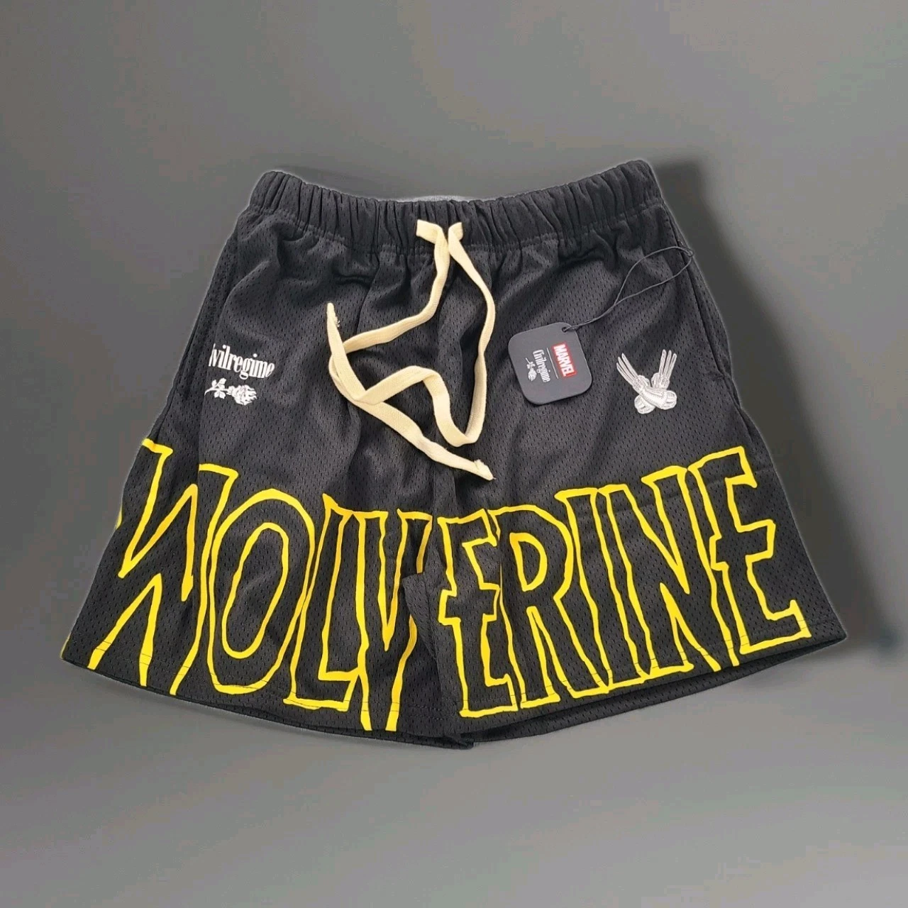 Civil Regime Marvel Wolverine Mesh Shorts Men's Size Small New With Tags