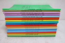 Construction History journal set x 18 volumes, various 1999-2014, job lot, rare.
