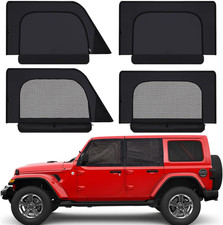 Car Window Shades - 2019-2024 Jeep Wrangler JK JL and Gladiator JT Privacy Curta