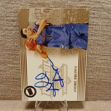 Press Pass Andre Brown DePaul Blue Demons Autographed Trading Card