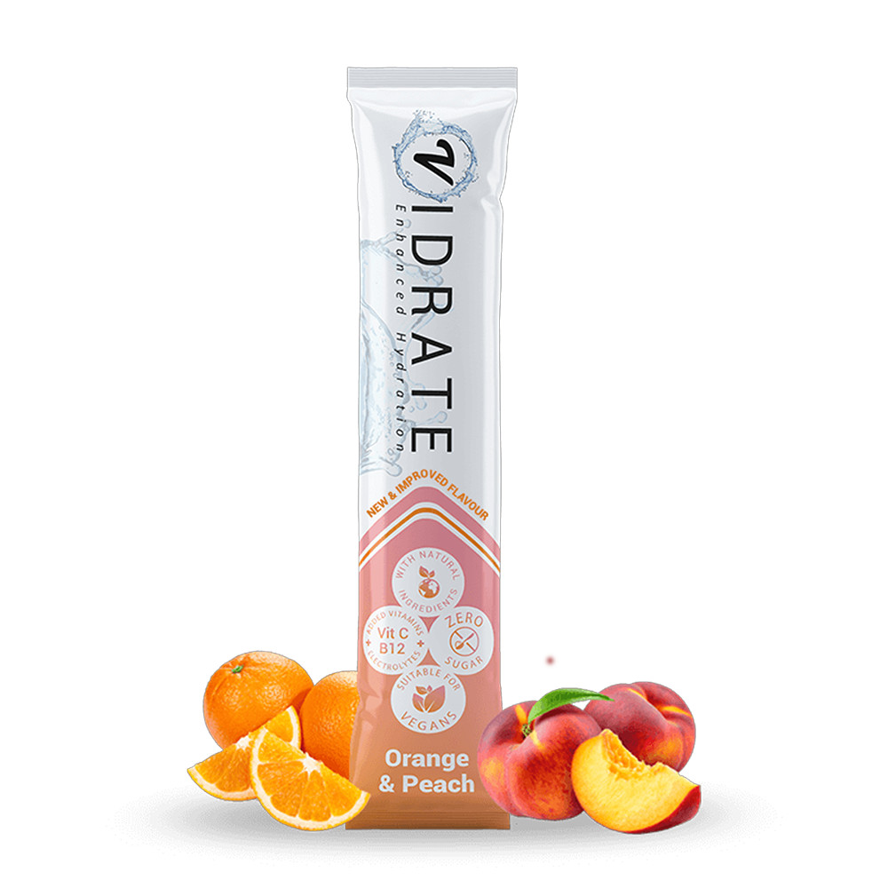 ViDrate Orange & Peach Hydration 30 x 3g Electrolyte Sachets