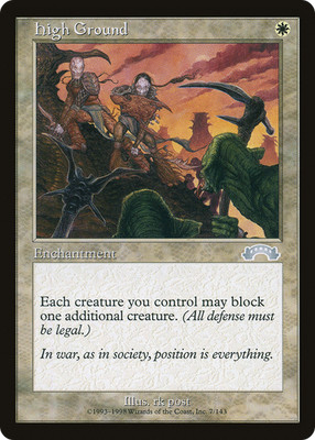 High Ground #7 (MP) Exodus EXO Magic MTG