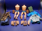1975 Muscle Body G.I. Joes with outfits. For parts or Restoration