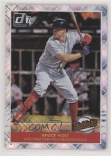 2019 Panini Donruss Highlights Diamond Brock Holt #H11 0iz5