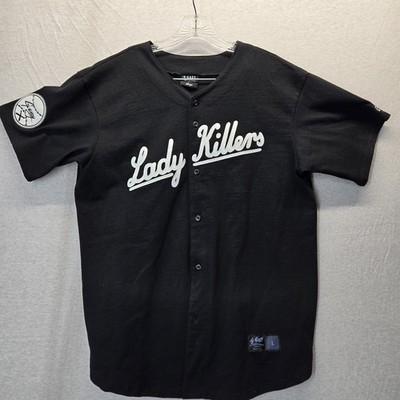 G Eazy Lady Killers Baseball Jersey Black Adult Size Large Button Front