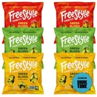 Freestyle Snacks Olive Snack Packs All Natural, NonGMO, Variety, 1.1oz 6 Pack