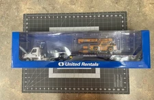 FIRST GEAR UNITED RENTALS FREIGHTLINER CASCADIA W/LANDOLL BRODERSON IC-200 1:34