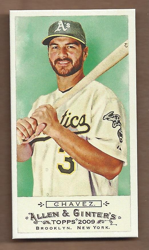 2009 Topps Allen and Ginter Mini #282 Eric Chavez - BB