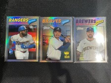 2026 Topps Heritage Chrome Refractors (Lot Of 3) Pack Fresh