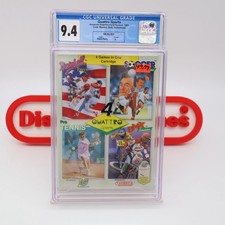 NES Nintendo QUATTRO SPORTS (4 in 1) - CGC GRADED 9.4 A! NEW & Factory Sealed!