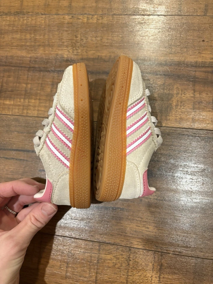 Adidas Originales Balonmano Especial Rosa Tostado Niño Bebé Niña Talla 5 Sin Cordones Foto 4 de 4
