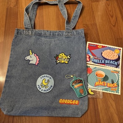 Goodles NYC 2026 Popup Merch, Tote, Keychain, Pin, Postcards