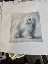 Borsa tote cane maltese