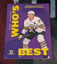2023-24 Upper Deck Credentials - Who's Best? Defensemen Charlie McAvoy #WB-MC