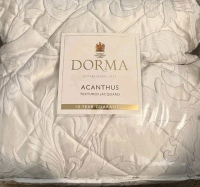 Dorma Akanthus Jackquard Weiß Tagesdecke Double King Top Zustand