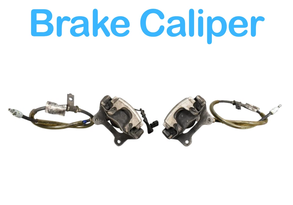 10-15 Jaguar XJ XJL X351 Rear Left & Right Brake Caliper Set 9W832M088AB OEM - Image 3 of 4