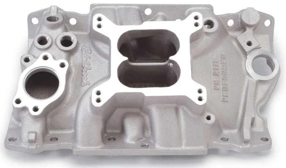 Edelbrock EDE2111 Dual Plane Aluminum Intake Manifold fits GM V6 Performance Par - Image 3 of 4