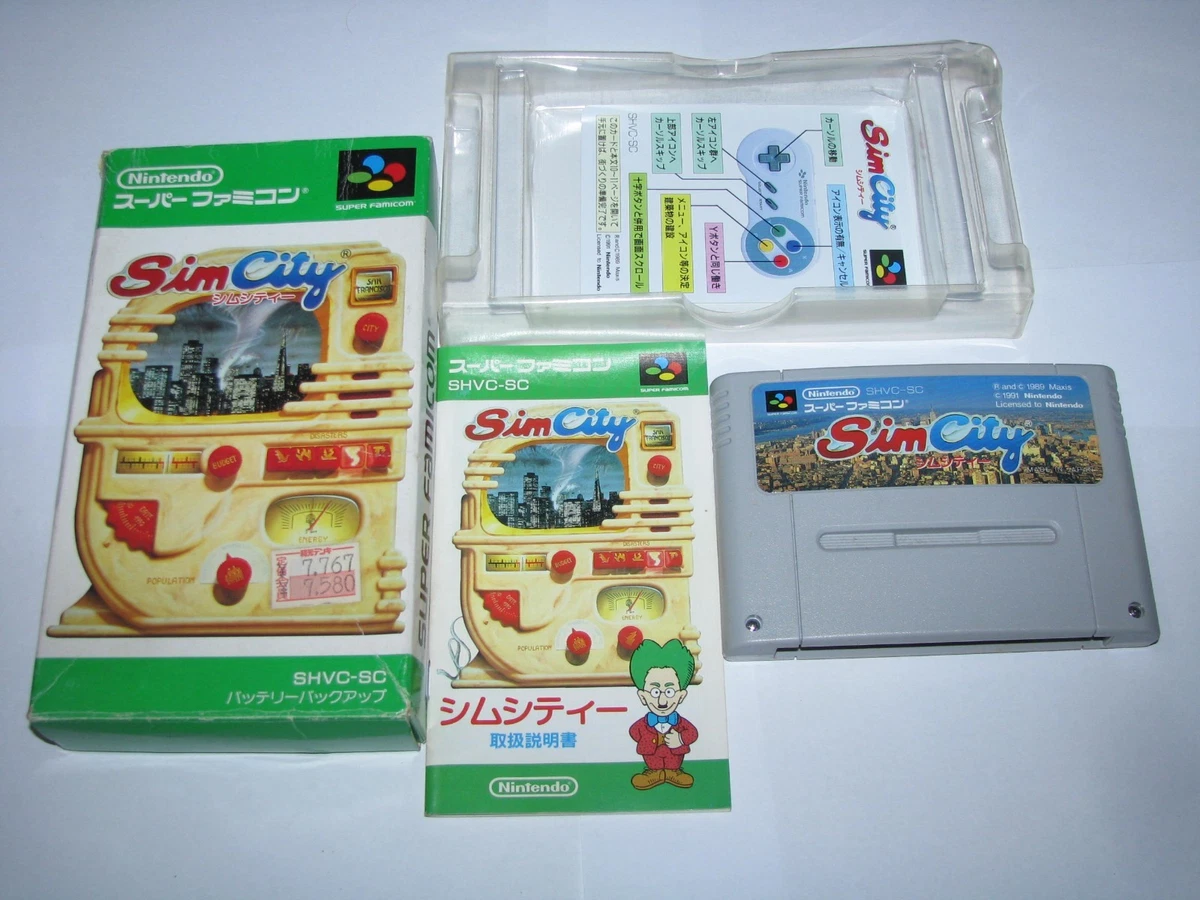 Nintendo SNES Sim City NTSC-J (Japan) Video Games for sale | eBay