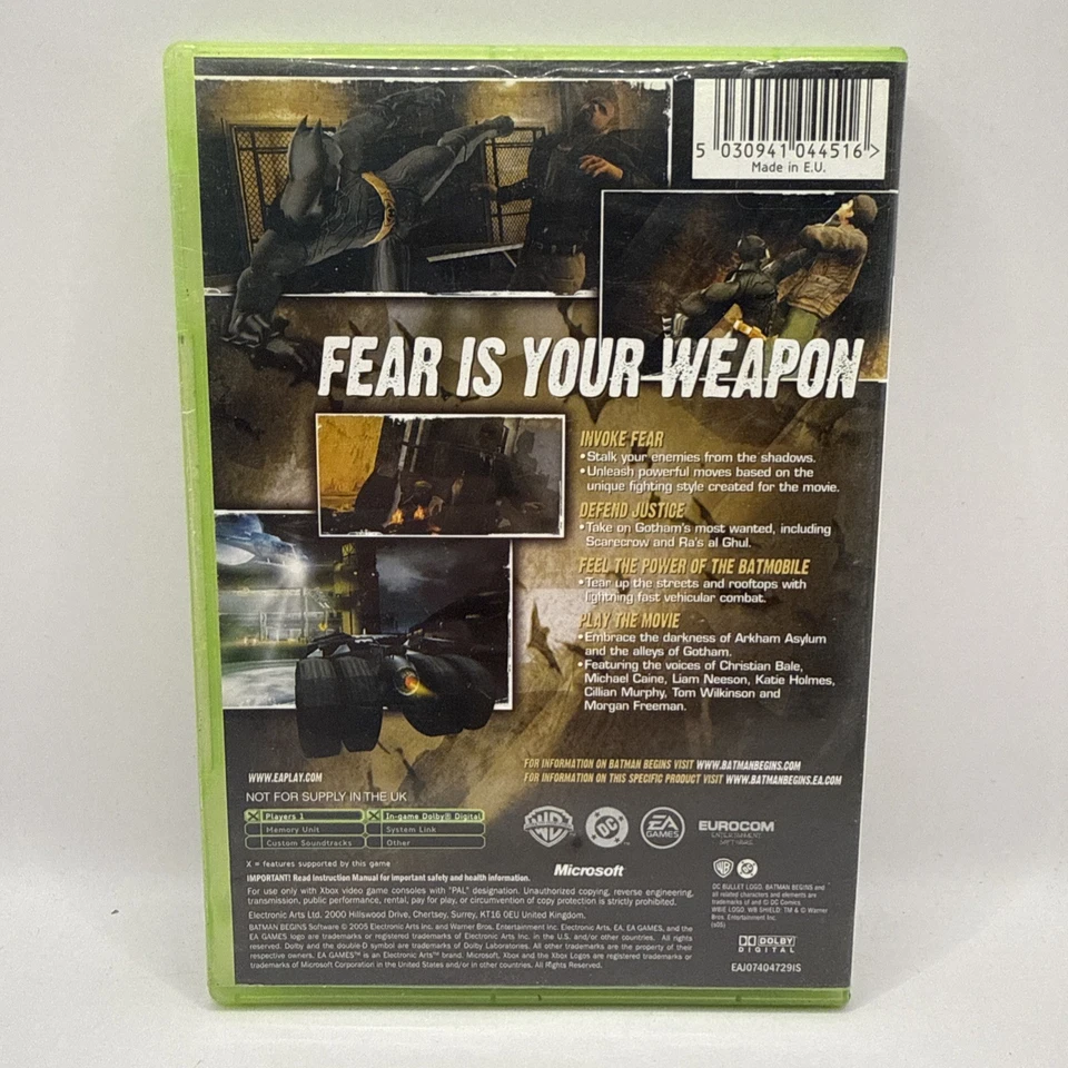 Batman Begins - Microsoft Xbox Game PAL Complete With Manual - Image 2 of 4
