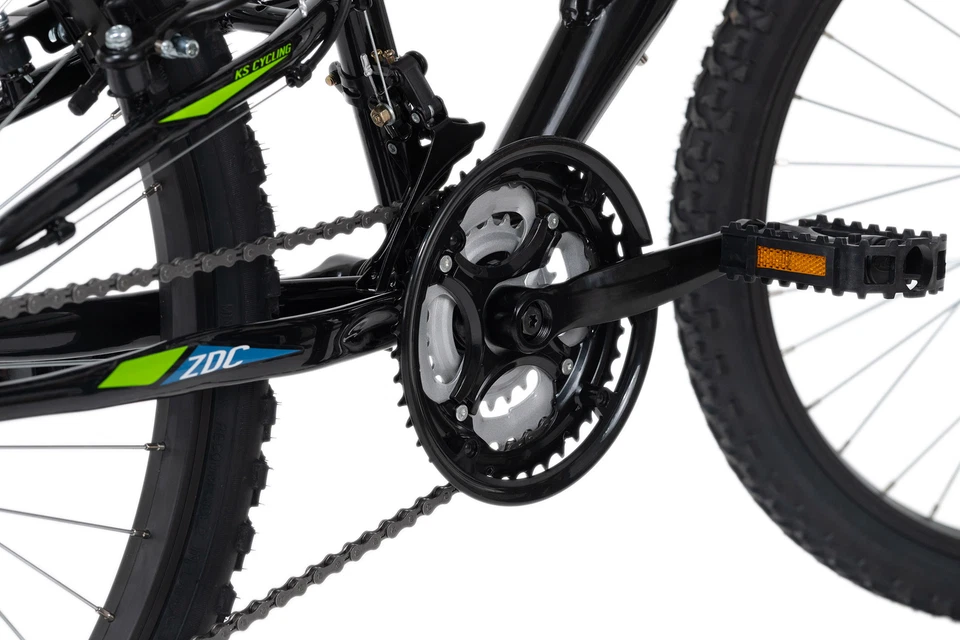 VTT Enfant Tout Suspendu 24" Zodiac 18 vitesses TC 38cm M661K - Photo 3/4