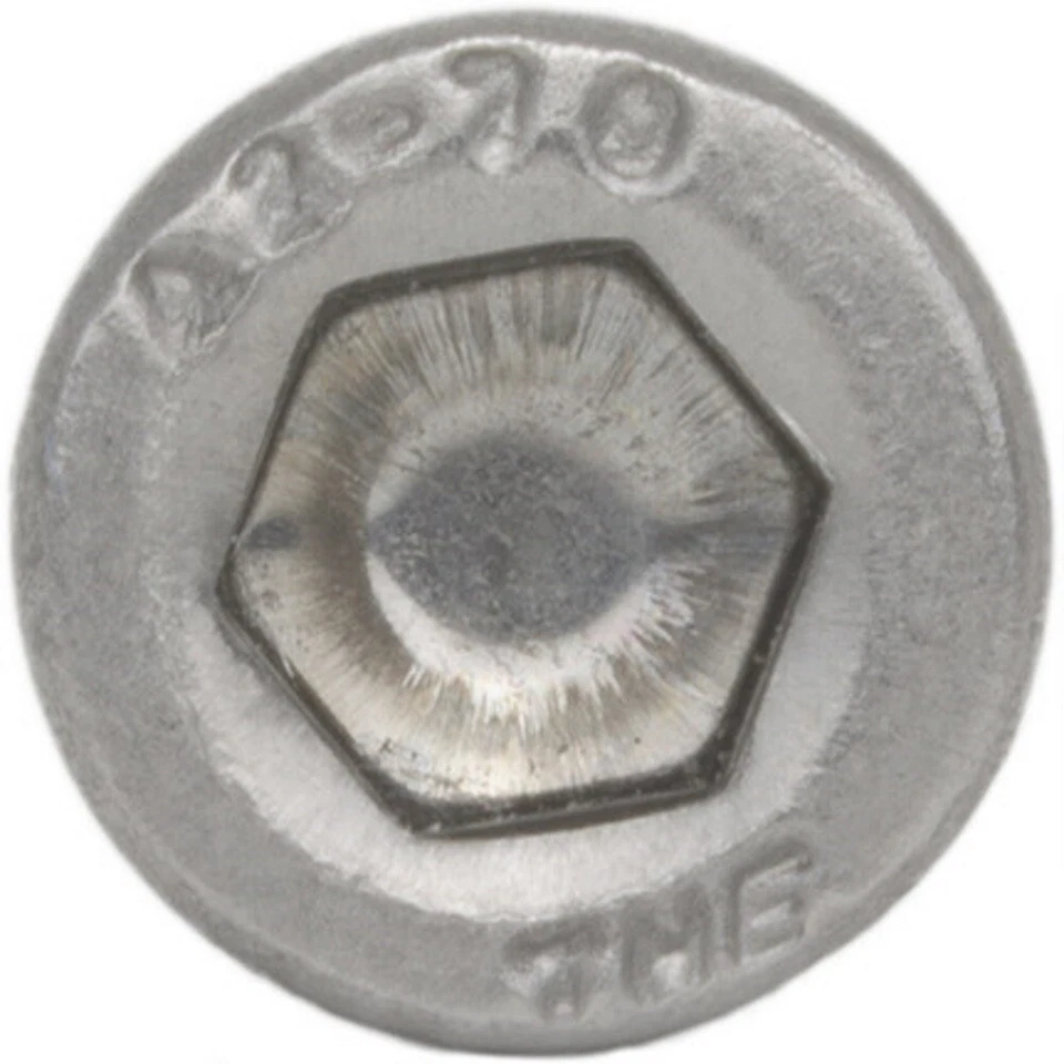 Din 912 Viti Cilindro M1,2 - M10 Brugola Acciaio Inox A2 - Immagine 3 di 4