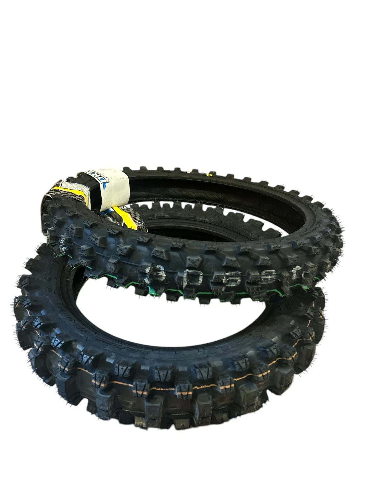 Dunlop 60/100-14 80/100-12 Tire Set MX34 Front Rear CRF110 Dunlop 60/100-14 80/100-12 Tire Set MX34 Front Rear CRF110