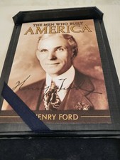 Henry Ford "The Men Who Built America" American Mint Display L191