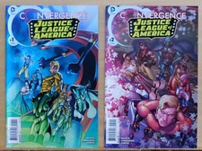Set of 2 Convergence comics Justice League of America #1 & #2 - 2015 DC NM (9.4)