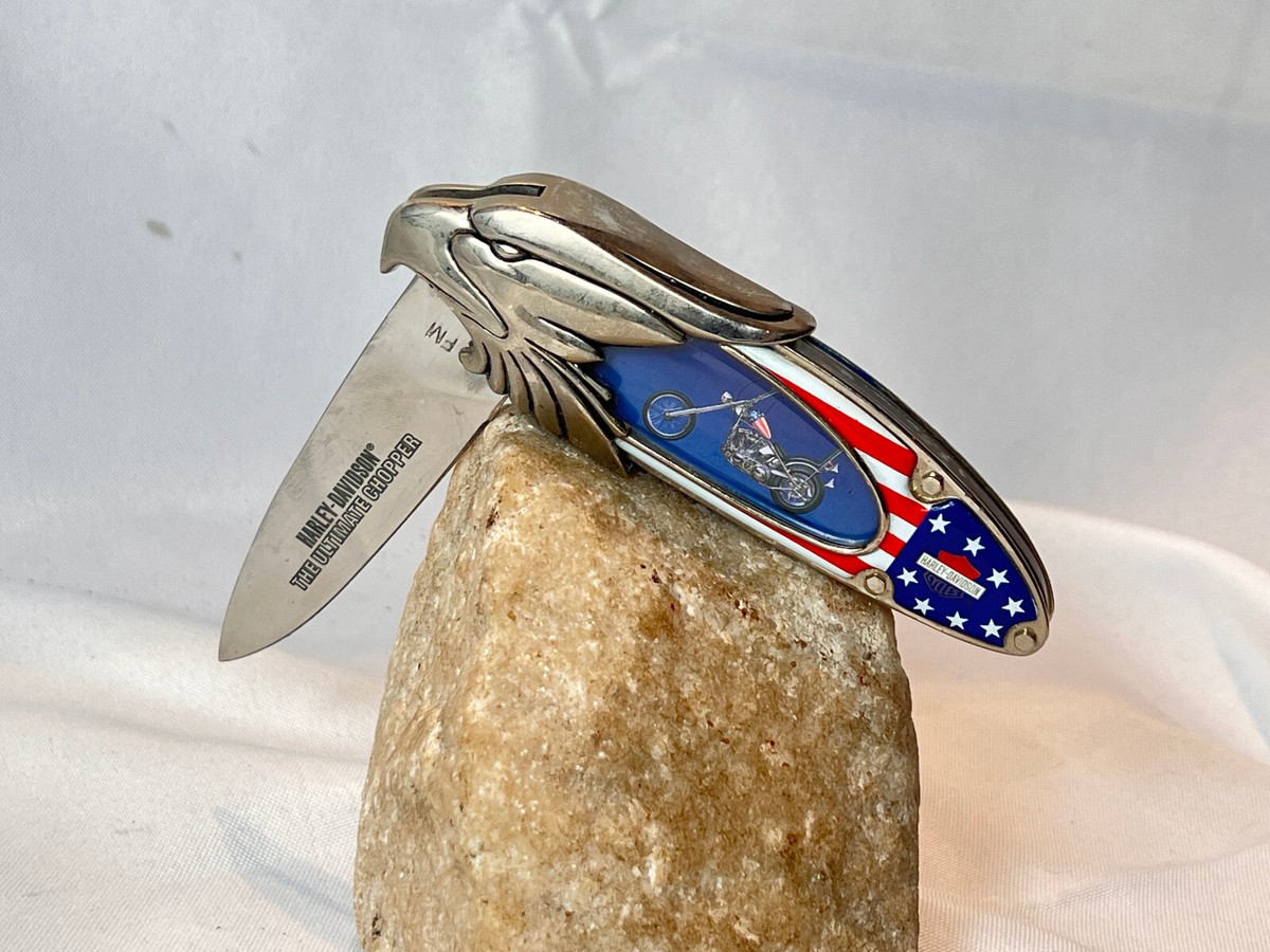 Harley Davidson Knife The Ultimate Chopper Franklin Mint Folding