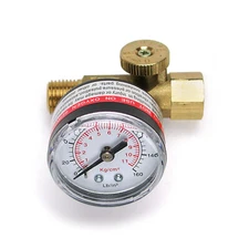 Primefit R1400G 1/4-Inch NPT Air Adjusting Valve On/Off w/Gauge