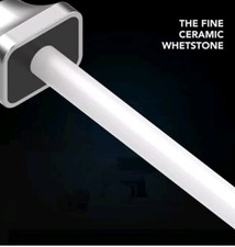 12" Professional Ceramic Sharpening Stone Knife Sharpener Rod Stick Tool