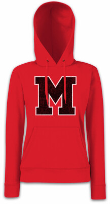 M Team Damen Hoodie Kapuzenpullover Glee McKinley Team Symbol Logo Titans High