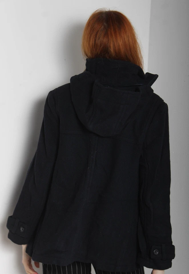 Chaqueta de abrigo de lona Eddie Bauer para mujer - azul - talla pequeña S (W1-N7) Foto 3 de 4