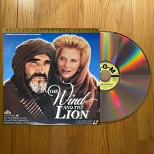 Sean Connery THE WIND AND THE LION Deluxe Letter-Box Edition LASERDISC   0402