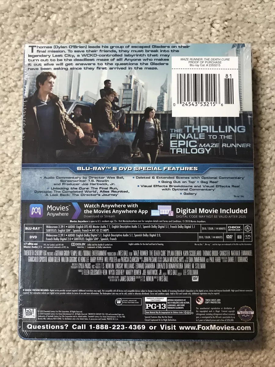  Maze Runner: The Scorch Trials [Blu-ray] : Dylan O'Brien,  Thomas Brodie-Sangster, Wes Ball: Movies & TV