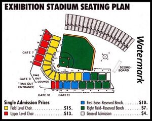 Toronto Blue Jays Stadium Seating Chart