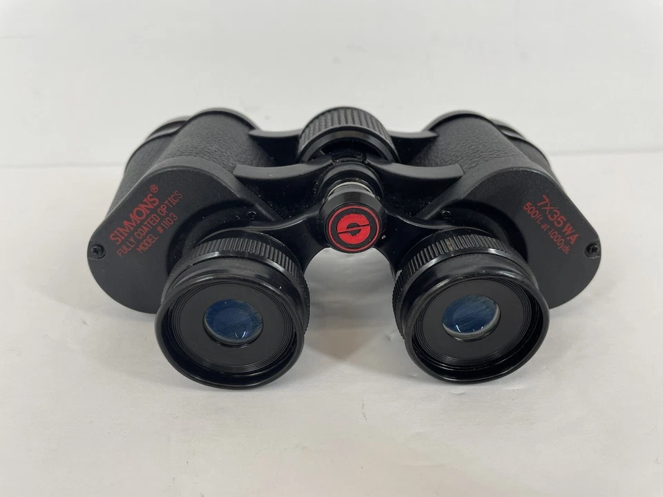 Binoculars 7x35 Wide Angle 500ft 1000yds Fully Coated Simmons Model 1103 - Image 3 of 4