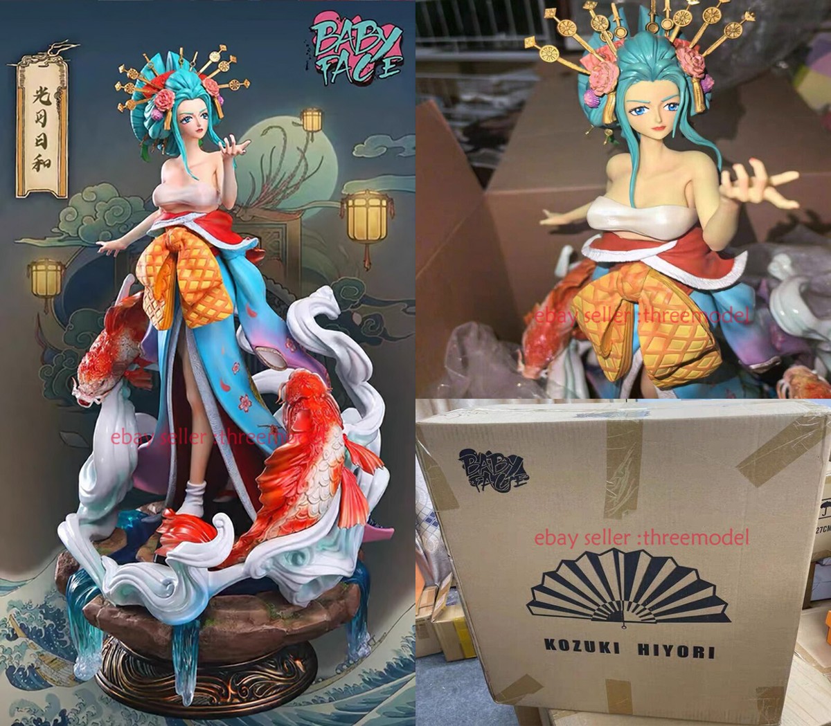 Baby Face Studio One Piece Kozuki Hiyori Resin Model Painted